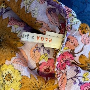 RAGA floral one shoulder dress. Size M